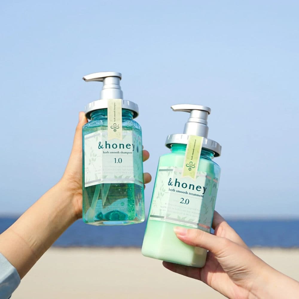 اند هوني - شامبو و بلسم بخلاصة الأعشاب الخاص بالشعر الدهني ( herb smooth ) 440ml